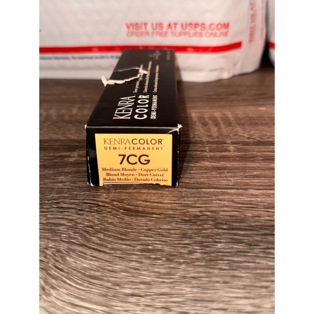 Kenra Color Demi Permanent Hair Color 7CG Medium Blonde Copper Gold shine‎